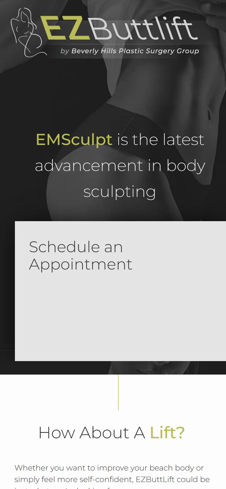 EZ ButtLift website
